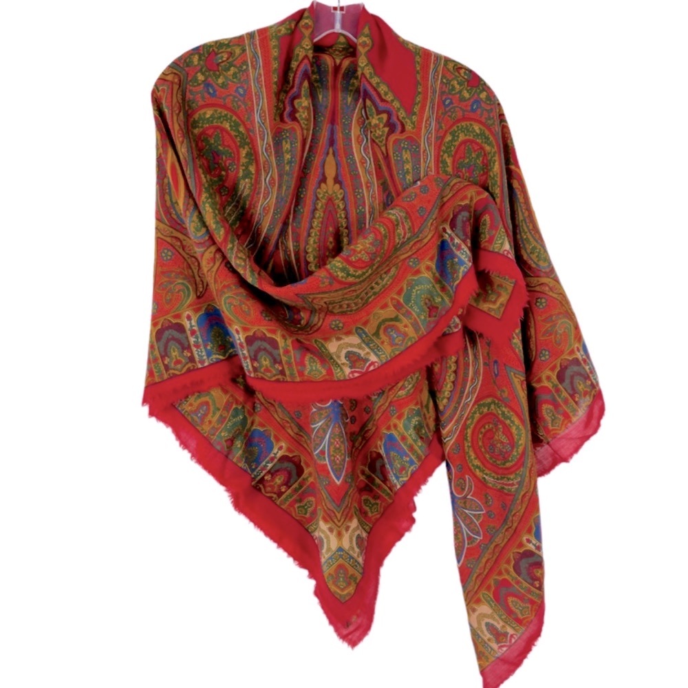 Smithsonian Institution Extra Large Fine Wool Squ… - image 1